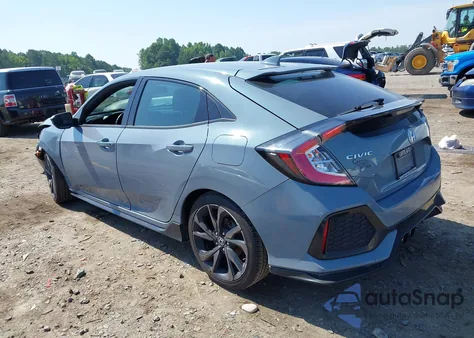 2018 Honda Civic Sport Touring from USA, damaged, VIN SHHFK7H99JU220514